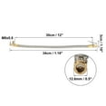 thumbnail image 4 of Stainless Steel 30cm Air Chuck Inflator Compressor Pump Extension Hose for Car Motorbike Quick Connect Release, 4 of 6