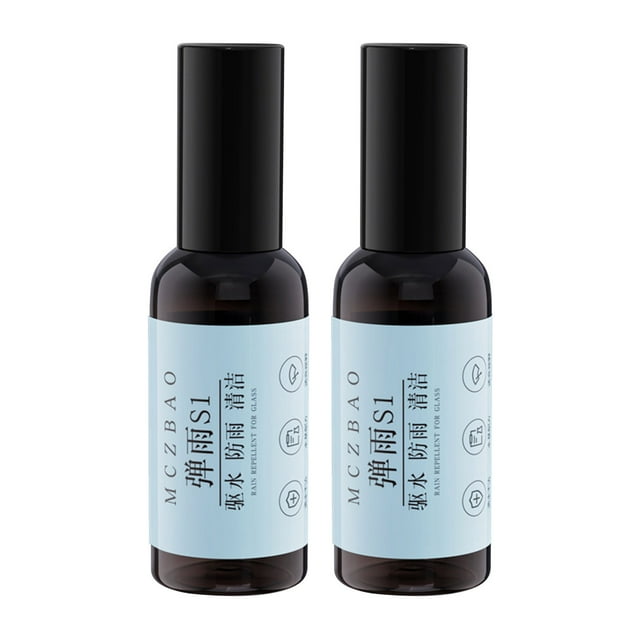 Amzcrzy Household Cleaners, Car Window Water Repellent Spray Car Glass Coating Agent Rearview Mirror Rain Spray Rain Repellent For Car Windshields Shower Doors 50ml Anti fogging agent