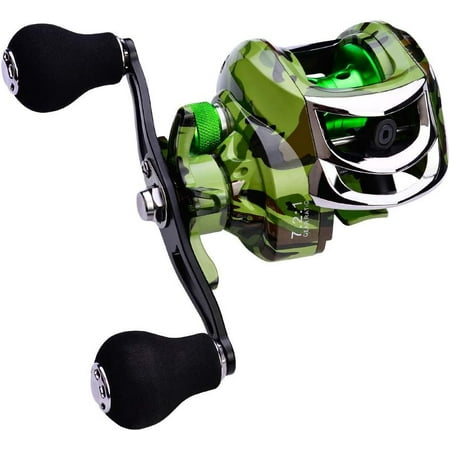 ZHAAGRJ Baitcasting Reel 18+1 BB Ball Bearing 7.2:1 Portable Fishing Reel Baitcasting Reel Left/Right Hand Fishing Bait Casting Reel CJA#20073