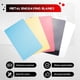 thumbnail image 4 of 100 Pcs Metal Engraving Blanks Colorful Aluminum Sheet Laser Engraving Business Card DIY Gift Cards 86x54x0.2mm (5Color), 4 of 5