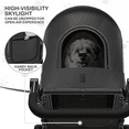 thumbnail image 6 of MoNiBloom Dog Stroller, 3 Wheel Pet Stroller for Small Medium Dogs & Cats, Adjustable Handlebar 9 Angles 20°-180°, Black, 6 of 11