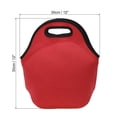 thumbnail image 2 of Neoprene Lunch Bags, 12"x6"x12" Thermal Lunch Portable Containers Bag, Red, 2 of 7