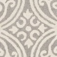 thumbnail image 4 of SAFAVIEH Cambridge Leslie Geometric Wool Area Rug, Silver/Ivory, 6' x 6' Square, 4 of 4