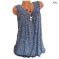 thumbnail image 1 of Camiseta sin mangas con cuello en V sin mangas, chaleco holgado para mujer, camiseta de verano, azul oscuro, XXL Speravity AP001998-29, 1 of 5