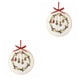 thumbnail image 4 of Bewildely Kit de inicio de punto de bordado de Navidad DIY aro de tela de patrón de Navidad hecho a mano Type1 NO1, 4 of 6