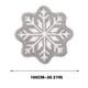 thumbnail image 2 of Puntoco Alfombra de copos de nieve de invierno, alfombra de copos de nieve navideños, alfombra de puerta de bienvenida antideslizante y lavable, linda alfombra de invierno para entrada interior y, 2 of 5