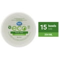 thumbnail image 1 of Great Value Eco Compostable Bowls, 15 Bowls, 1 of 4