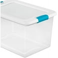 thumbnail image 3 of Sterilite Plastic 64 Qt Storage Box, Multicolor, 3 of 5