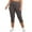 Charcoal Heather, variant on Hanes Just My Size Women's Stretch Jersey Capri Leggings, 19.5" (Plus ) Black 2X