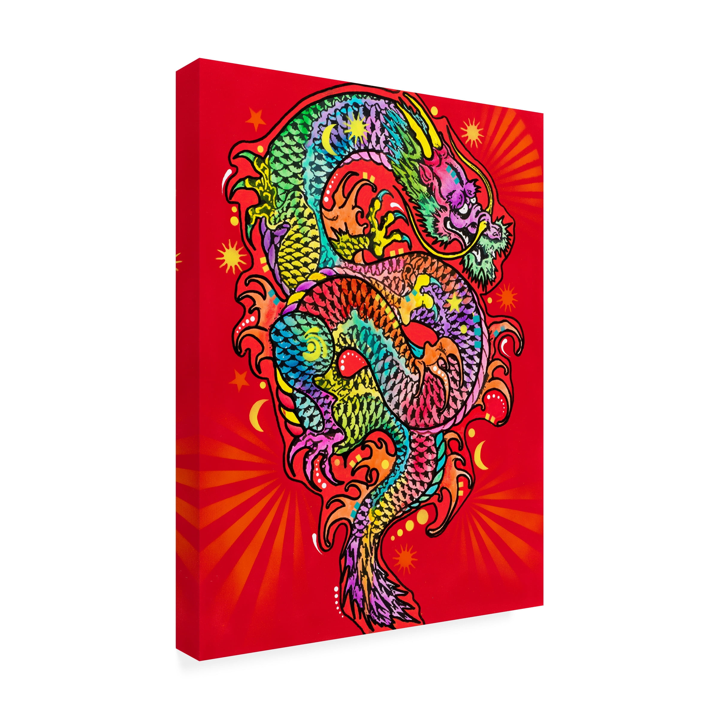 Trademark Fine Art 'Red Dragon' Canvas Art by Dean Russo
