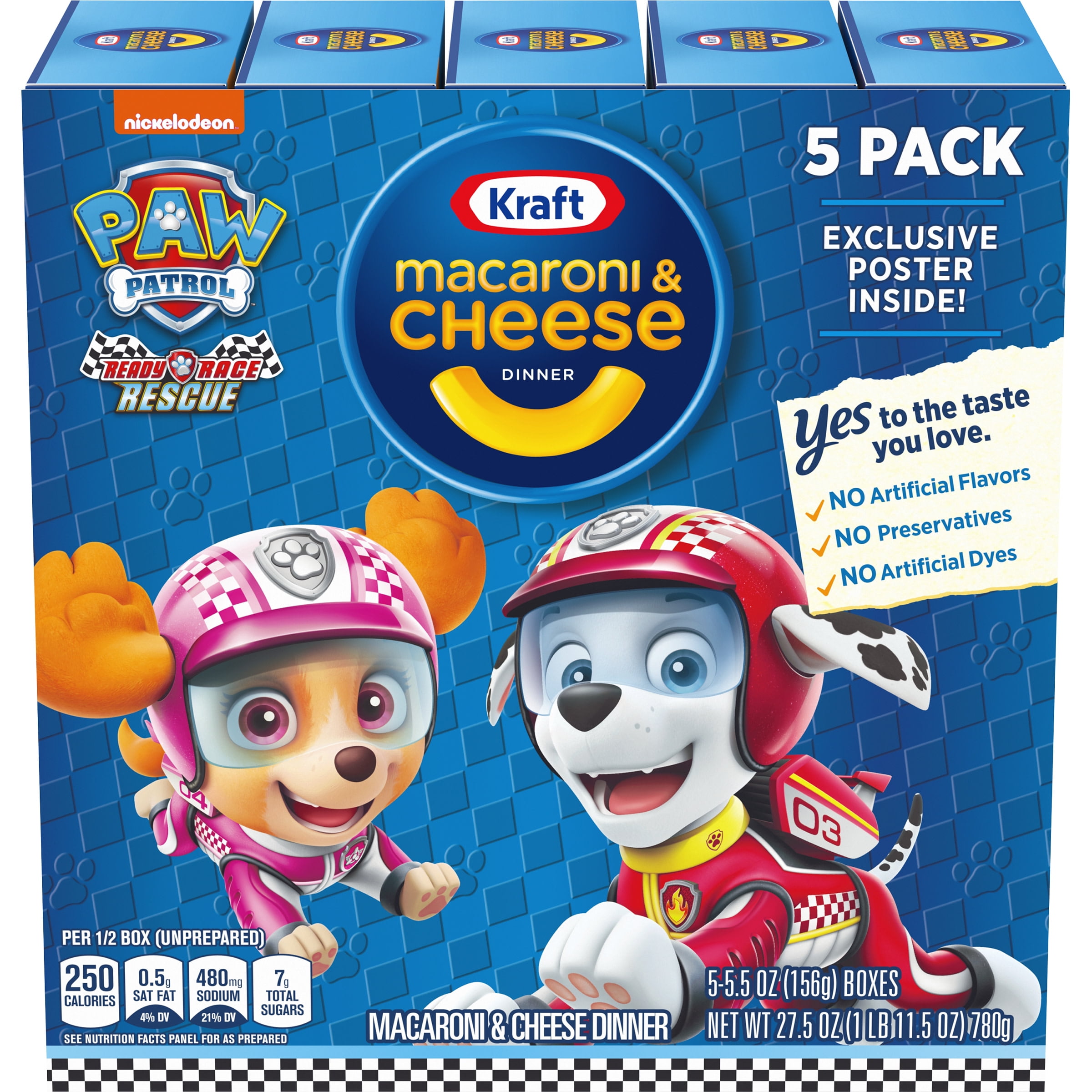 Kraft Macaroni & Cheese Dinner with Nickelodeon Paw Patrol Ready Race