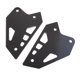 thumbnail image 5 of protectoras del protector del talón del pedestal de moto para z900 2017 negro Sunnimix Protector del talón del pie de las motos, 5 of 8