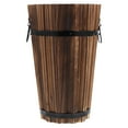 thumbnail image 1 of SHISUYAN 1Pack Flower Pot Container Multi Carbonized Wood For Balcony 10.6X6.7X6.7in, 1 of 9