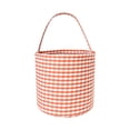 thumbnail image 3 of Halloween Basket, Trick or Treat Basket, Cute Plaid Candy Bucket, Small Baskets Barrel, Jack O Lantern Bags, 3 of 10