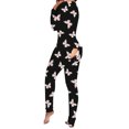 thumbnail image 5 of Combinaison Imprimée Bouton Fonctionnel Bouton Flip-on Pyjama Adulte Bouton Fonctionnel, 5 of 5