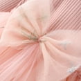 thumbnail image 5 of Penkiiy Toddler Kids Baby Girls Patchwork Tulle Bowknot Knit Dress Princess Clothes Easter Dresses for Toddler Girls 18-24 Months On Sale, 5 of 9