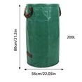thumbnail image 3 of Extra Large Garden Waste Bag Heavy Duty Outdoor Leaf Sack for Yard Clippings and Weeding Debris, 3 of 8