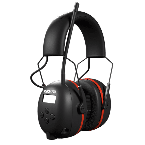 ISOtunes AIR DEFENDER AM/FM Earmuffs: Comfortable Wireless Hearing Protection with AM/FM Radio Tuner