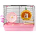 thumbnail image 2 of Hamaca suave para hámster, cama para casa, animales pequeños, hámster, casa colgante, jaula, nido para conejillo de indias, rata, chinchilla, dormir y jugar (piña), 2 of 5