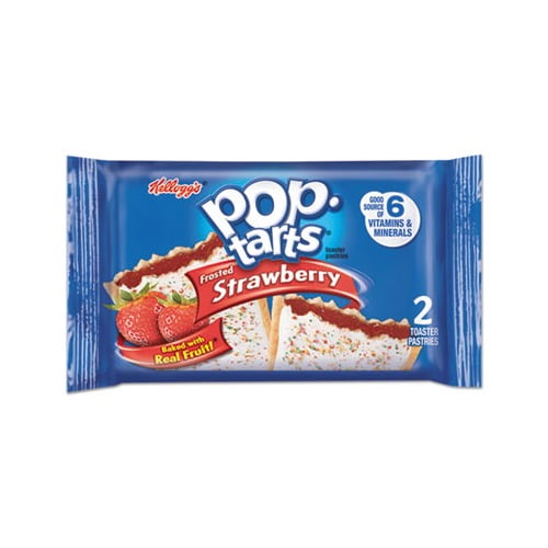 Pop Tarts Frosted Strawberry Frosted Strawberry, 3.67 oz, 2/Pack, 6 Packs/Box