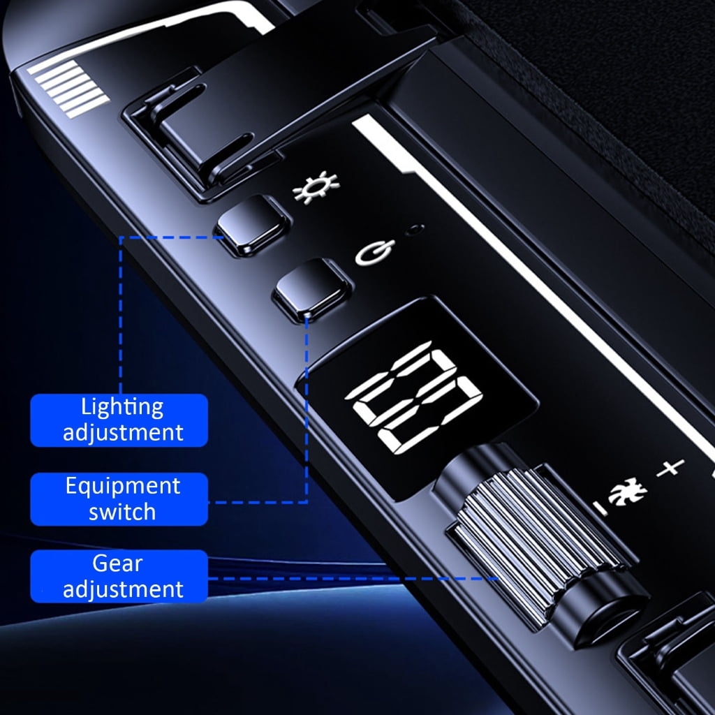 LED Gaming Laptop Cooling Pad Laptop Cooling Stand External Cooling Fan Cooling Laptop 100 Speed Adjustable Accessories