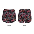 thumbnail image 5 of Lsque Colorful Hawaii Palms Printed Women's Running Shorts with Liner Pockets,Elastic Quick Dry Workout Athletic Gym Yoga Shorts,Womens High Waist Shorts-Small, 5 of 9