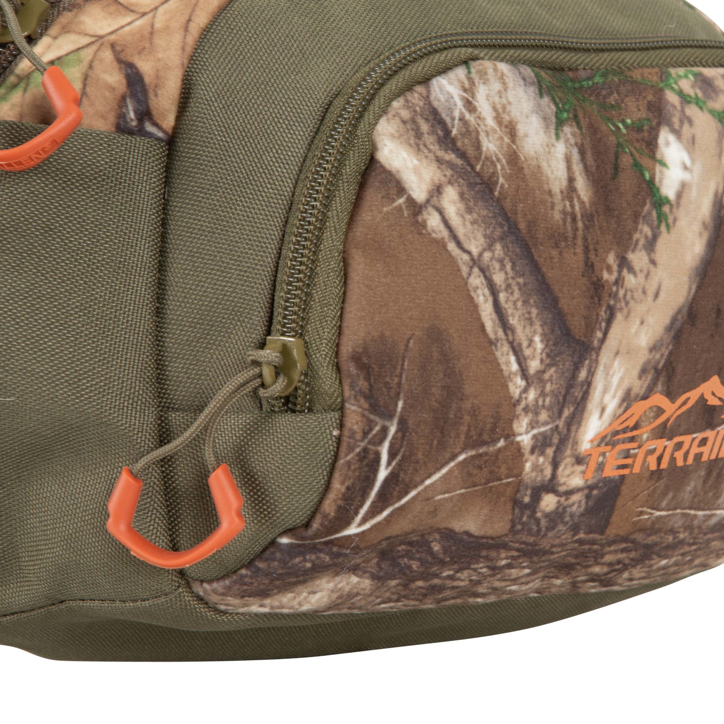 Terrain Gulch Adjustable Hunting Waist Pack, 300 cu. in. Olive & Realtree Edge, Polyester, 19203