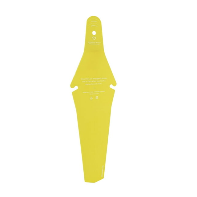 Bicycle Fender Plastic Colored Bike mudguard plastic Mudguard Bike Rear Dirtboard Cycling Decorative Supplies, Yellow