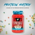 thumbnail image 5 of BSN SYNTHA-6 Whey Protein Powder with Micellar Casein, Milk Isolate, Fruity Cereal, 28 Servings (Packaging May Vary), 5 of 9