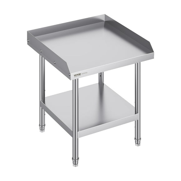 VEVOR Stainless Steel Work Table 24"x24" Commercial Food Prep Table Restaurant