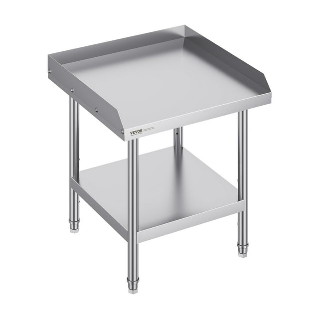 VEVOR Stainless Steel Work Table 24"x24" Commercial Food Prep Table Restaurant