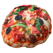 LOLIPPYY Multi-Colored Pizza Shaped Back Cushion for Couch and Bed, 118in Size, 1 Piece