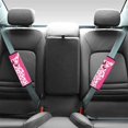 thumbnail image 2 of Chririnla Pink Cow Print Car Seat Belt Cover 2 PCS, Car Seat Belt Pads Polyester Easy to Install Durable for Truck Auto SUV, 2 of 7