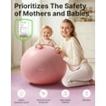 thumbnail image 6 of YOTTOY Anti-Burst Exercise Ball with Pump — Extra Thick Stability Ball for Pregnancy, Physical Therapy & Office Chair, 6 of 9