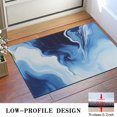 thumbnail image 3 of Blue White Marble Pattern Door Rugs,Washable Non Slip Door Mats Indoor,Decorative Door Mats,Entry Mat Indoor for Entrance,Bedroom,Kitchen,Bathroom,16"x24", 3 of 6