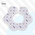 thumbnail image 3 of Hirioo Lavender Flowers for Baby Cotton Petal Bib Drool Bibs for Baby Boy Unisex, 3 of 9