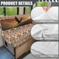 thumbnail image 4 of Pzuqiu RV Dinette Cushion Covers Stretchable Loveseat Sofa Furniture Protector Elastic Camper Cushion Slipcoversfor RV Camper Car Bench, Aztec Eagle, 4 of 7