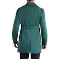 thumbnail image 3 of INSPIRE CHIC Business Trench Coat for Men's Double Breasted Notched Lapel Winter Overcoats, 3 of 5