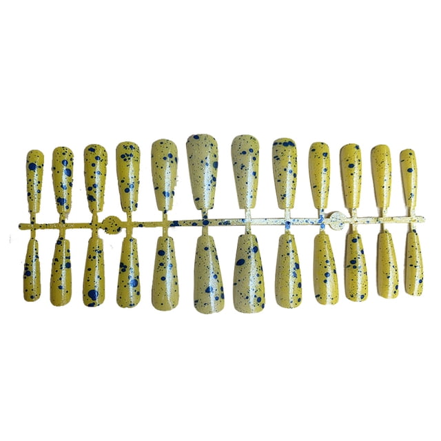 Seitruly 24 Uds. De uñas postizas en forma de T, prensa extralarga en envoltura completa, puntas de uñas postizas, suministros para uñas para mujeres y Type3 NO3 Seitruly CE012055-04