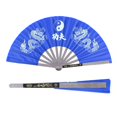 thumbnail image 5 of Abanico de Tai Chi JadeshayMX acero inoxidable Color Azul, 5 of 5