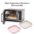 thumbnail image 4 of 6pcs Straw Meal Plate Lightweight and Non Fragile Set, Toxin Free Dishwasher and Microwave Safe and Healthystyle:style1;, 4 of 5