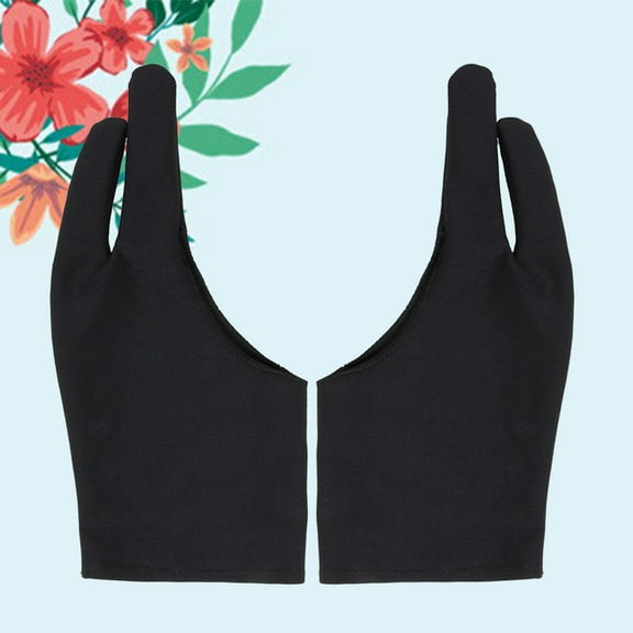 Worgeous 4Pcs Drawing Glove for Tablet with Anti-Sweat and Anti-Fouling Function M