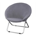 thumbnail image 4 of Easy To Chair For Folding Fits Washable Stretch Slipcover For Easy And Slipcover Easy To Clean In Various Colors Chair Fits black light Grey, 4 of 9