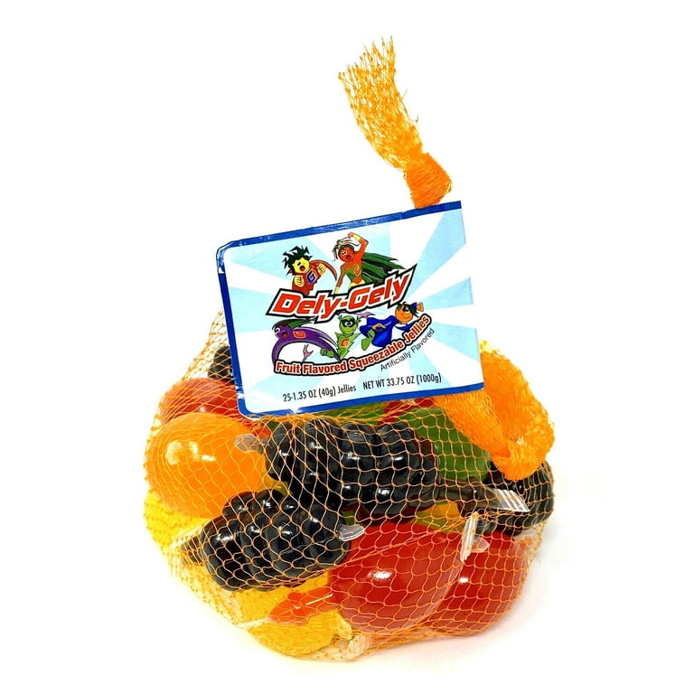 Dely Gely Fruit Jelly Gelatina De Frutas 25 Pieces 1 Pack