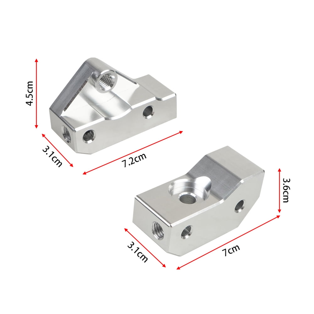 Woudy Knock Sensor Relocation Bracket Kit for 1997-2007 GM Gen III LS V8 Engines LS1