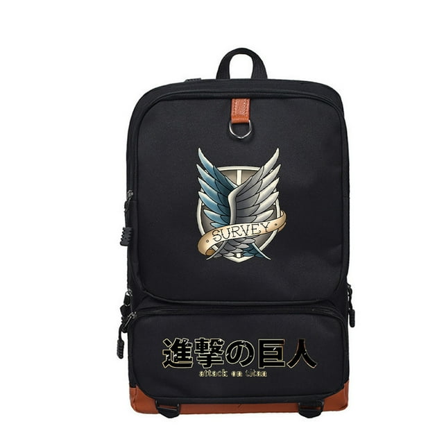 Mochila Anime School Attack on Titan para niños