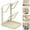 D:18.2*13.6*22.5cm, variant on Lid Holder While Cooking,Pot Lid Holder While Cooking, Kitchen Spoon Rest With Lid Holder For Stove Top, Multifunctional Kitchen Pot Lid Organizer For Countertop
