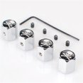thumbnail image 1 of Car Skull Logo Anit-theft Metal Wheel Tire Valve Cap Tyre Dust Caps For Different Skull Style 40pcs = 10 Sets, 1 of 5