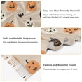 thumbnail image 5 of FORMRS Womens Scarf Winter Soft Long Big Warm Shawls Wrap Tassel Scarves, Beige Halloween Pumpkin, 5 of 9