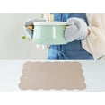 thumbnail image 5 of Unique Bargains Set of 6 Ruffle Placemats for Kitchen Dining Table Decor Beige, 5 of 7